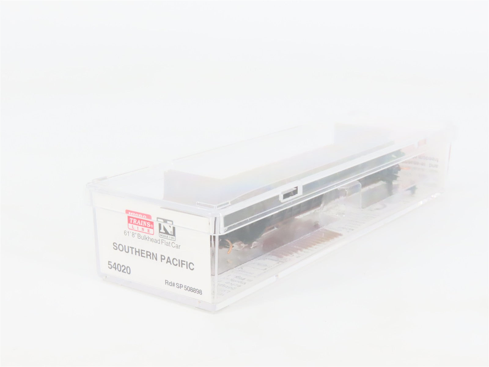 N Scale Micro-Trains 54020 SP Southern Pacific 61' Bulkhead Flat Car 508898 RTR