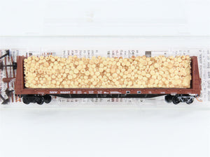 N Scale Micro-Trains 05400030 St. Louis-Southwestern 61' Bulkhead Flat Car RTR