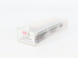 N Scale Micro-Trains 05400030 St. Louis-Southwestern 61' Bulkhead Flat Car RTR