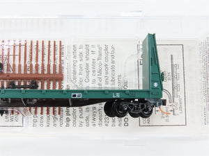 N Scale Micro-Trains 54100 Minnesota, Dakota & Western 61' Bulkhead Flat Car RTR