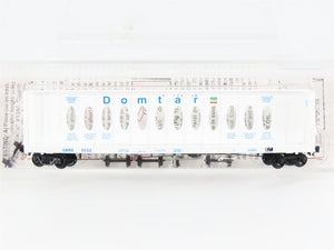 N Scale Micro-Trains 53510 GBRX Domtar Gypsum 60' Flat Car 9022 RTR