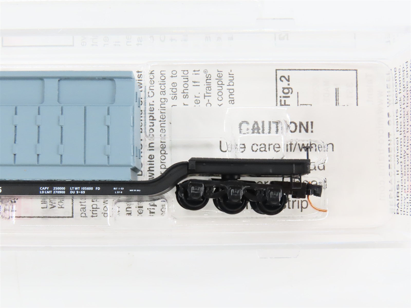 N Scale Micro-Trains 109210 B&O Baltimore & Ohio Depressed-Center Flat Car RTR
