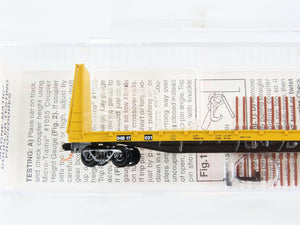 N Scale Micro-Trains 54130 IHB Indiana Harbor Belt 61' Bulkhead Flat Car RTR