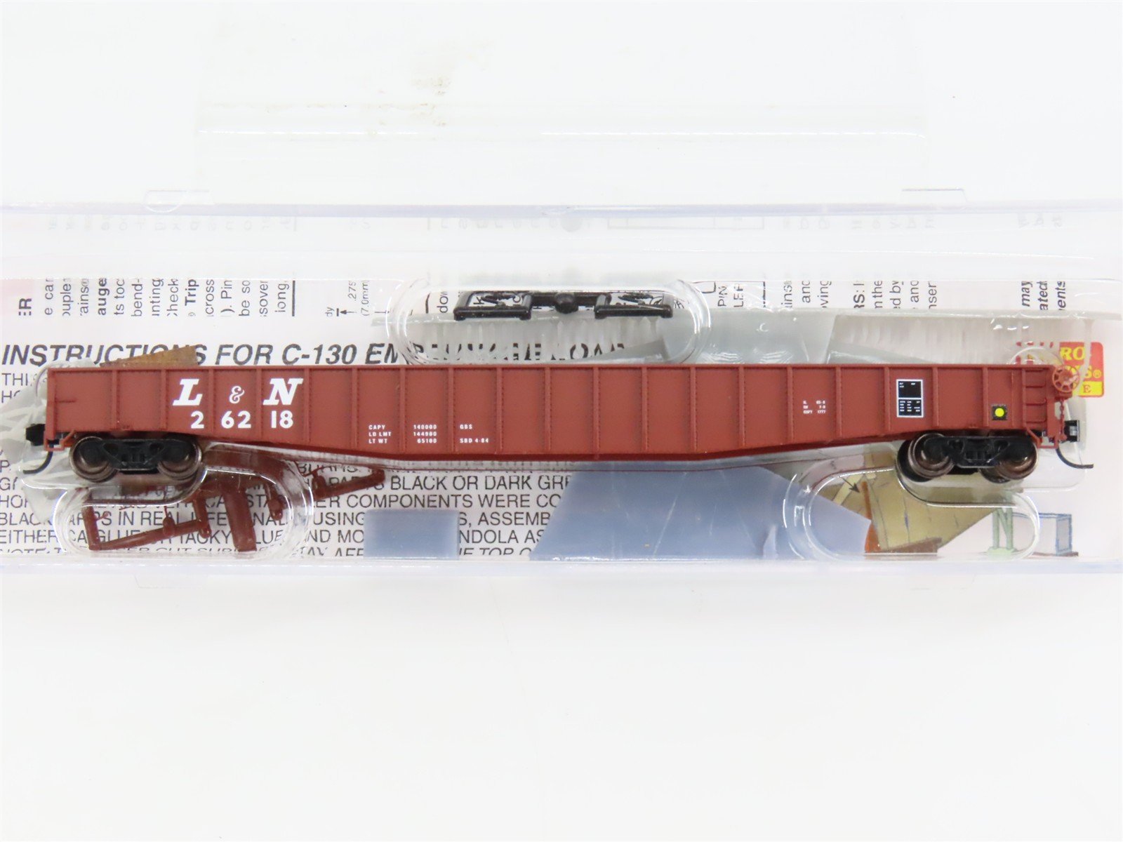 N Scale Micro-Trains 10700110 L&N Louisville & Nashville 65' Mill Gondola RTR