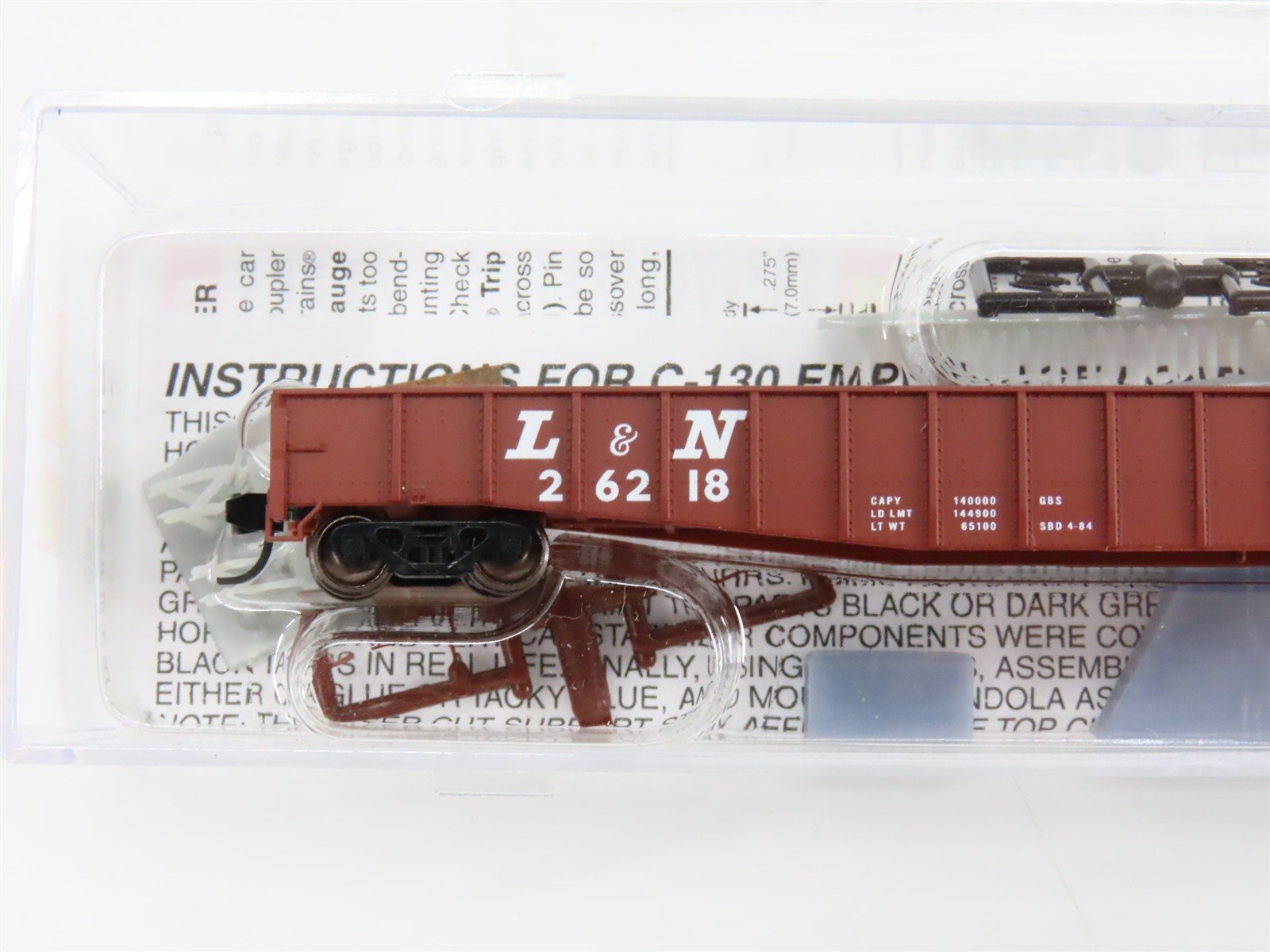 N Scale Micro-Trains 10700110 L&N Louisville & Nashville 65' Mill Gondola RTR
