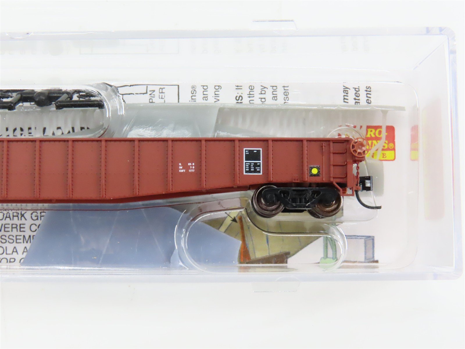N Scale Micro-Trains 10700110 L&N Louisville & Nashville 65' Mill Gondola RTR