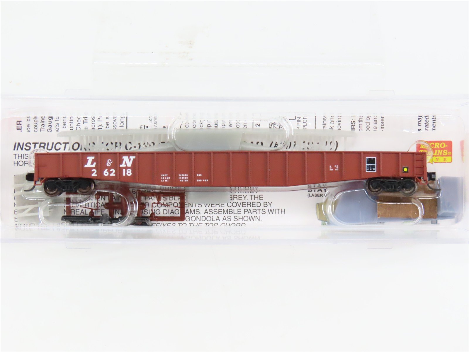 N Scale Micro-Trains 10700110 L&N Louisville & Nashville 65' Mill Gondola RTR