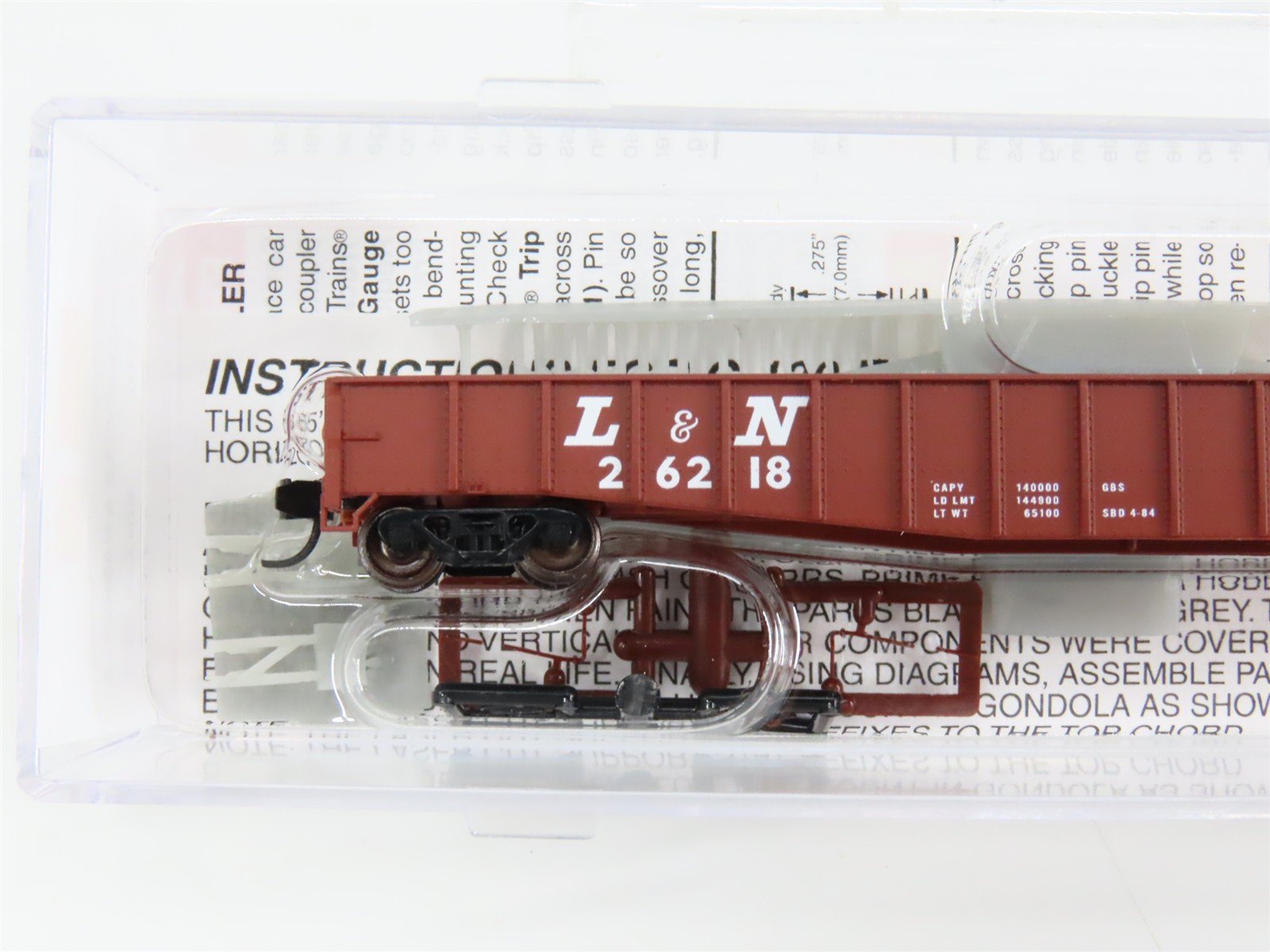 N Scale Micro-Trains 10700110 L&N Louisville & Nashville 65' Mill Gondola RTR