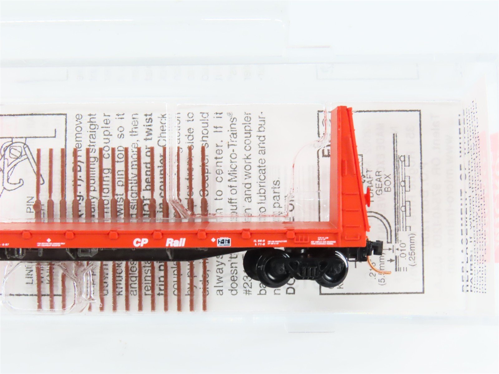 N Scale Micro-Trains 54070 CP Rail 61' Flat Car 317137 RTR