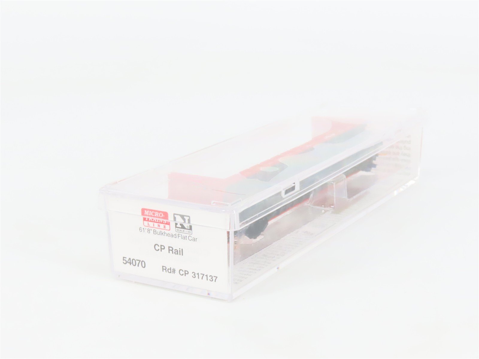 N Scale Micro-Trains 54070 CP Rail 61' Flat Car 317137 RTR