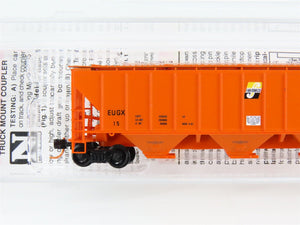N Scale Micro-Trains 09600090 EUGX FAR-MAR-CO 3-Bay Covered Hopper 15 RTR