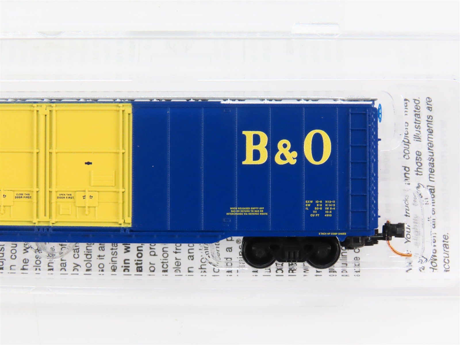 N Scale Micro-Trains 12200080 B&O Baltimore & Ohio 60' Box Car 490005 RTR