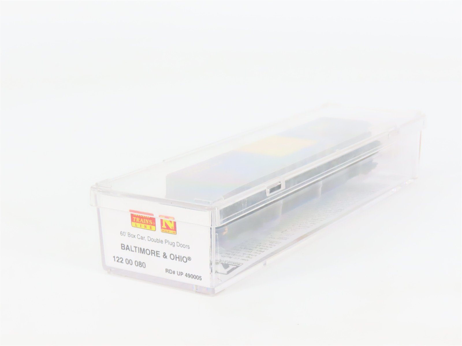 N Scale Micro-Trains 12200080 B&O Baltimore & Ohio 60' Box Car 490005 RTR