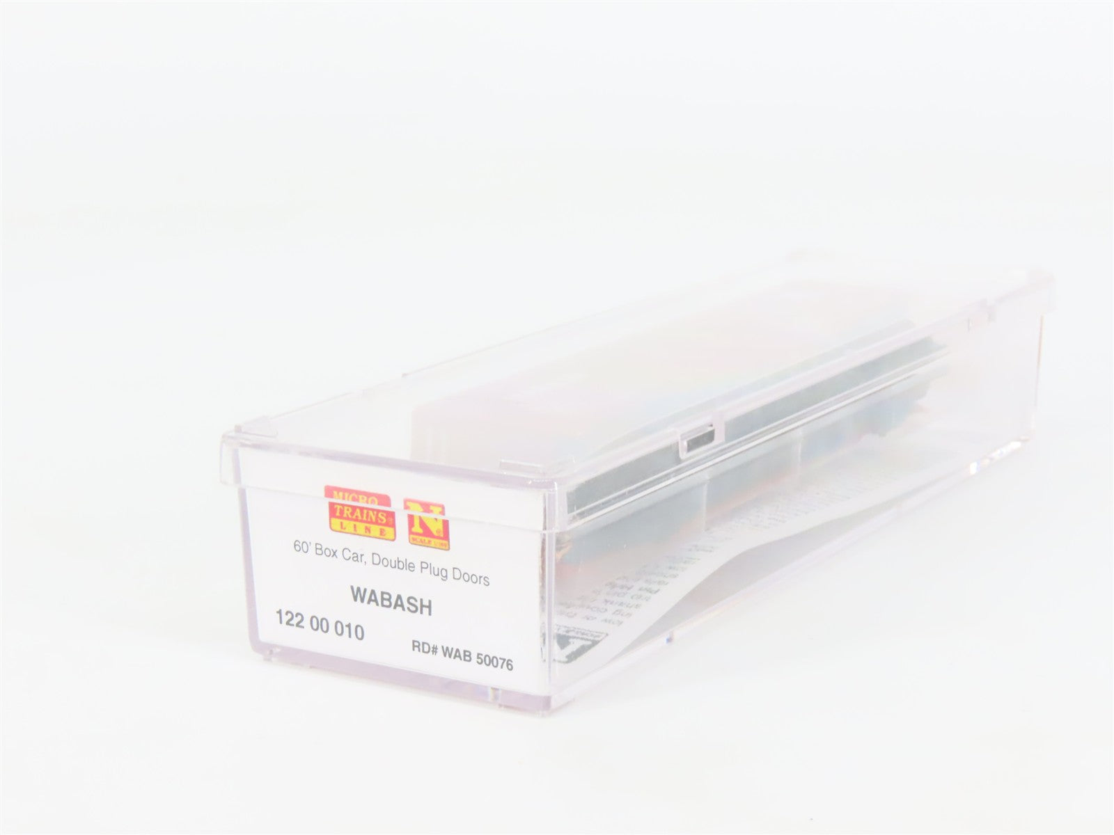 N Scale Micro-Trains 12200010 WAB Wabash 60' Double Plug Door Box Car 50076 RTR