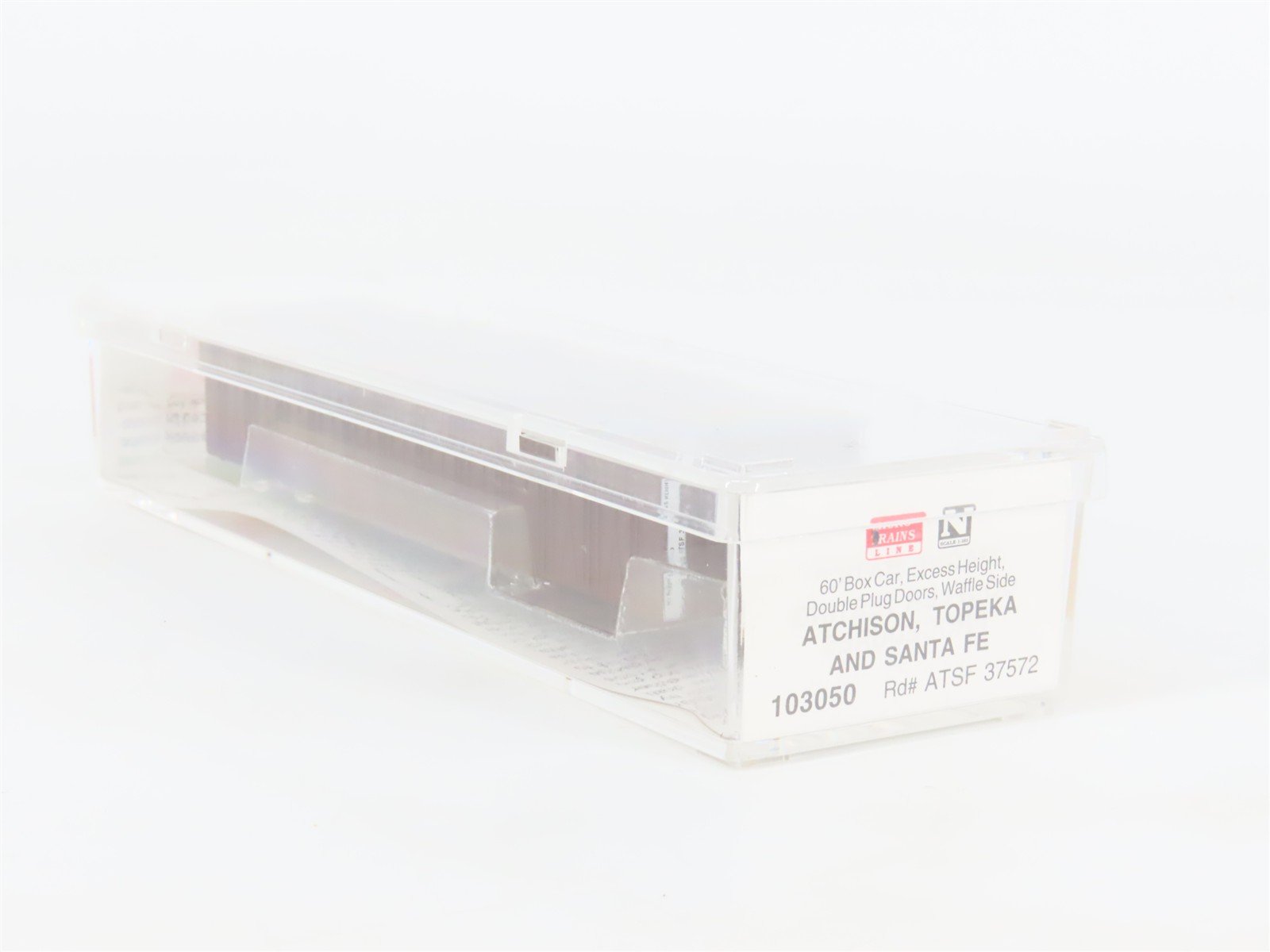 N Scale Micro-Trains 103050 ATSF Santa Fe 60' Box Car 37572 RTR