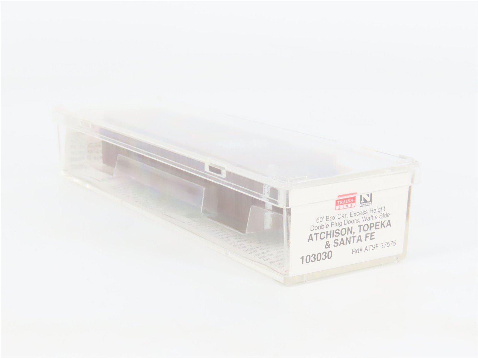N Scale Micro-Trains 103030 ATSF Santa Fe 60' Box Car 37575 RTR
