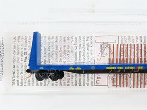 N Scale Micro-Trains 54080 GVSR Golden West Service Bulkhead Flat Car 459003 RTR