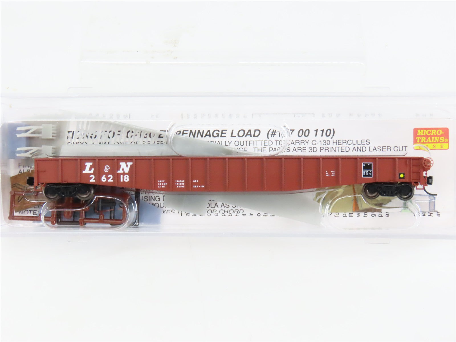 N Scale Micro-Trains 10700110 L&N Louisville & Nashville 65' Gondola 26218 RTR
