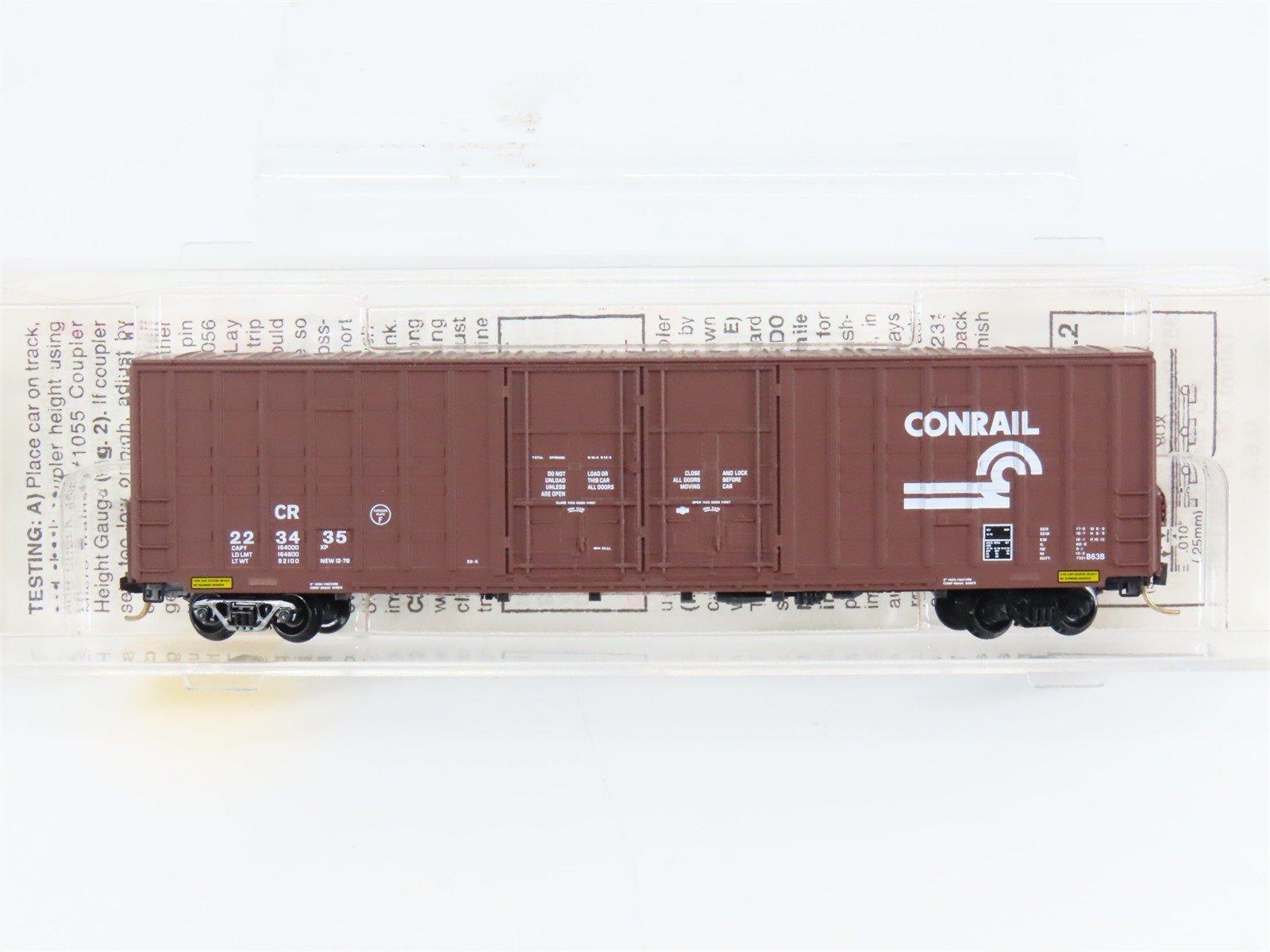 N Scale Micro-Trains 103020 CR Conrail 60' Box Car 223435 RTR