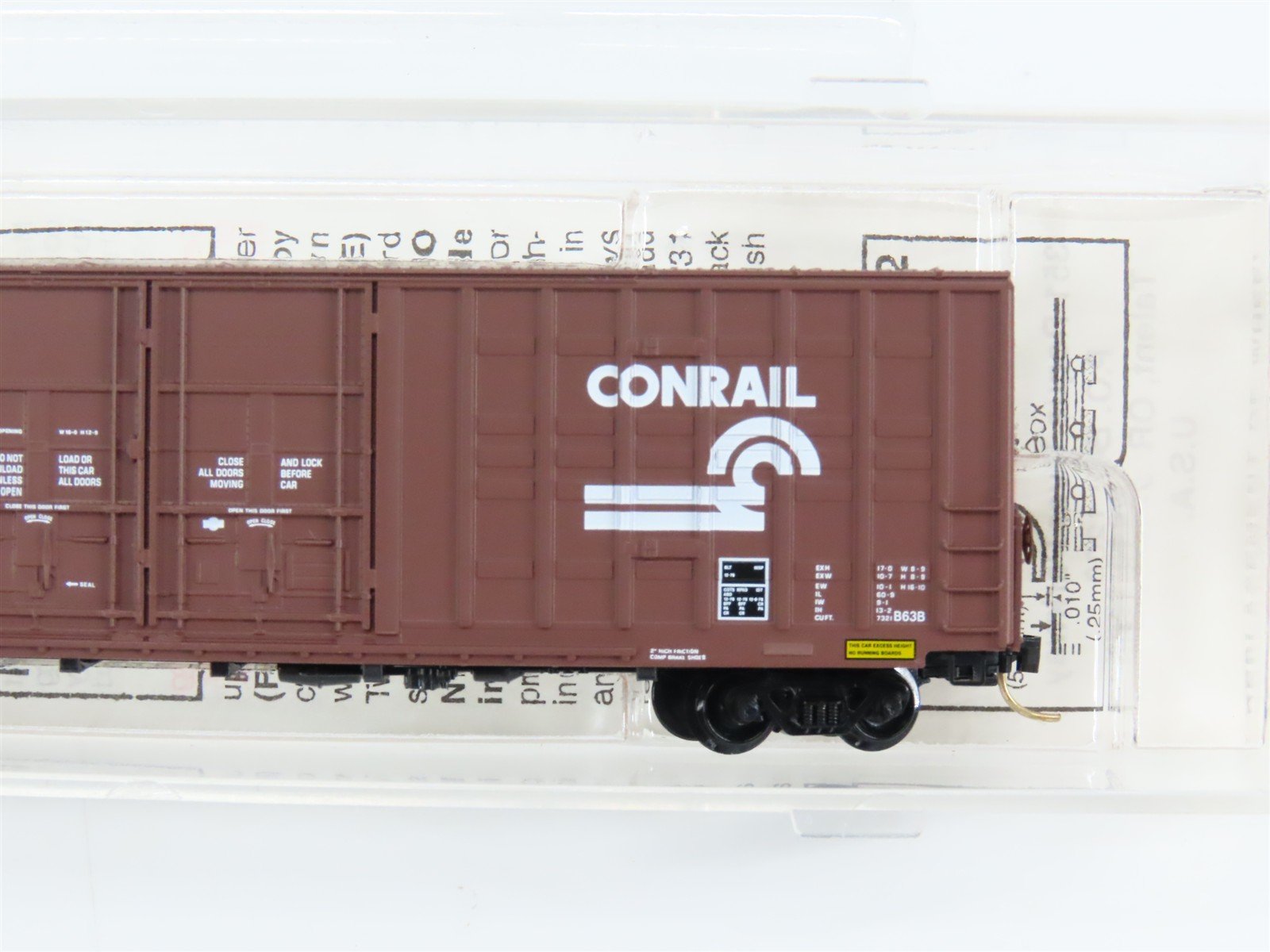 N Scale Micro-Trains 103020 CR Conrail 60' Box Car 223435 RTR