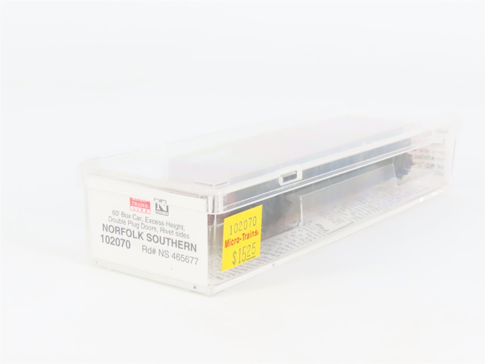 N Scale Micro-Trains 102070 NS Norfolk Southern 60' Box Car 465677 RTR