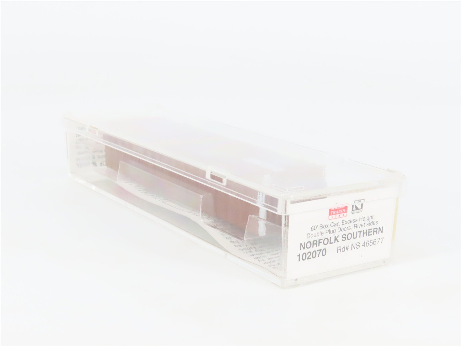 N Scale Micro-Trains 102070 NS Norfolk Southern 60' Box Car 465677 RTR