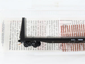 N Scale Micro-Trains 54120 ACL Atlantic Coast Line Bulkhead Flat Car 78595 RTR