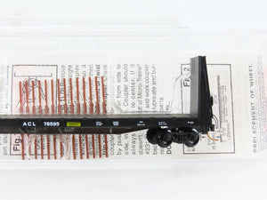 N Scale Micro-Trains 54120 ACL Atlantic Coast Line Bulkhead Flat Car 78595 RTR