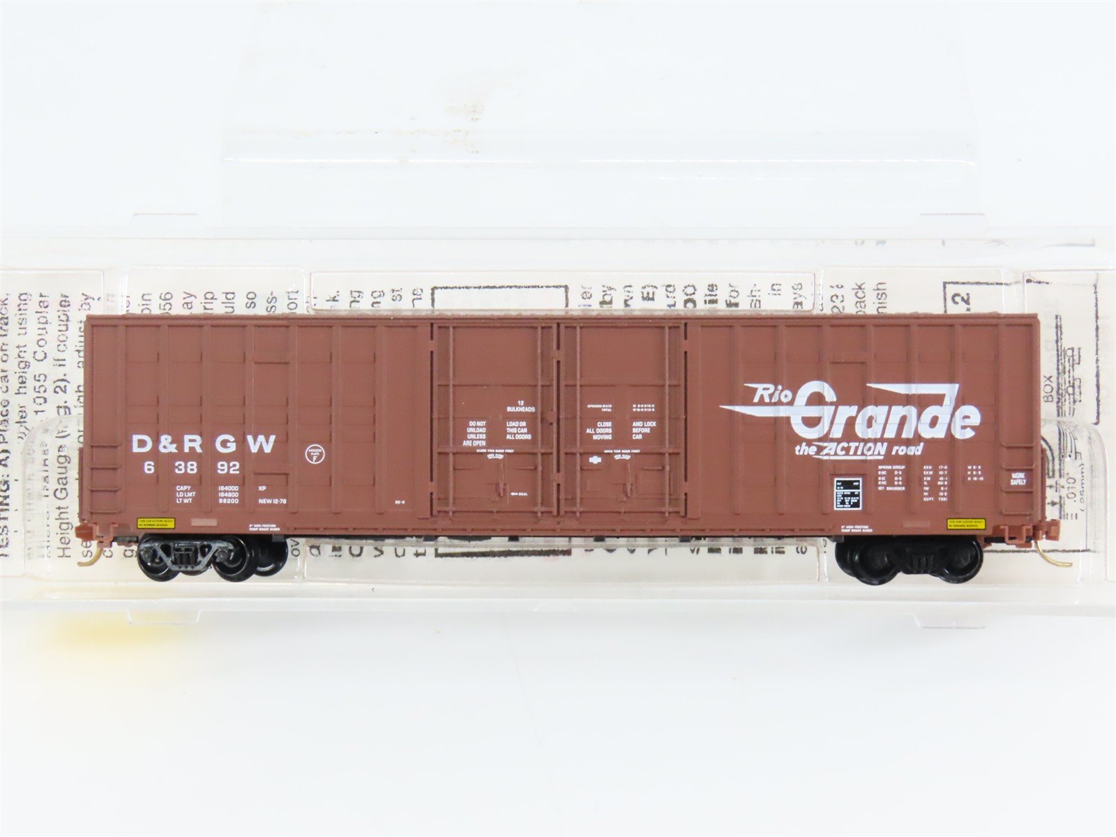 N Scale Micro-Trains 103010 Denver & Rio Grande Western 60' Box Car RTR
