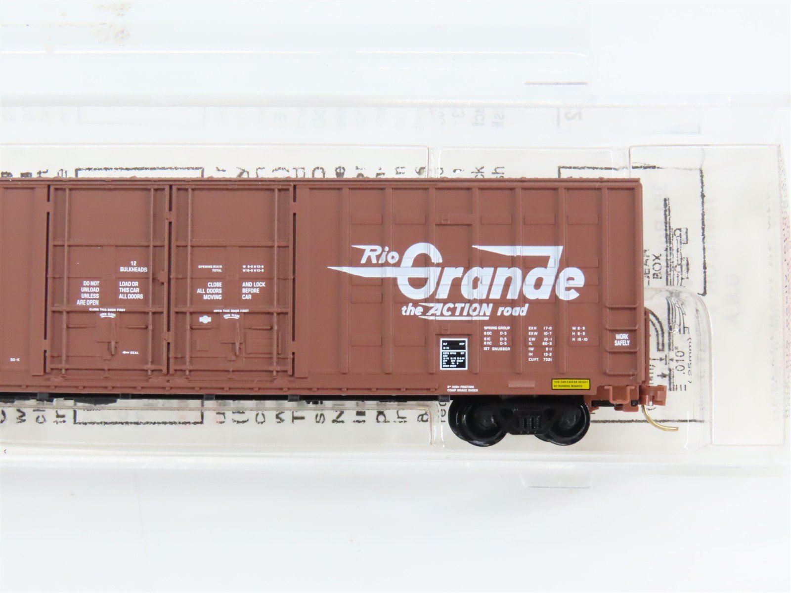 N Scale Micro-Trains 103010 Denver & Rio Grande Western 60' Box Car RTR