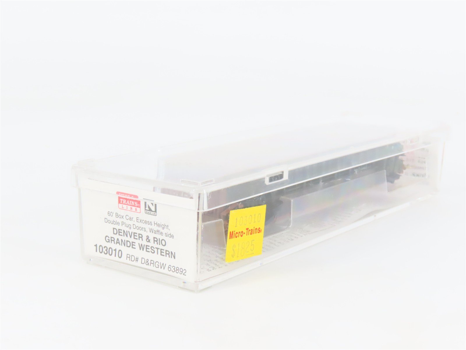 N Scale Micro-Trains 103010 Denver & Rio Grande Western 60' Box Car RTR