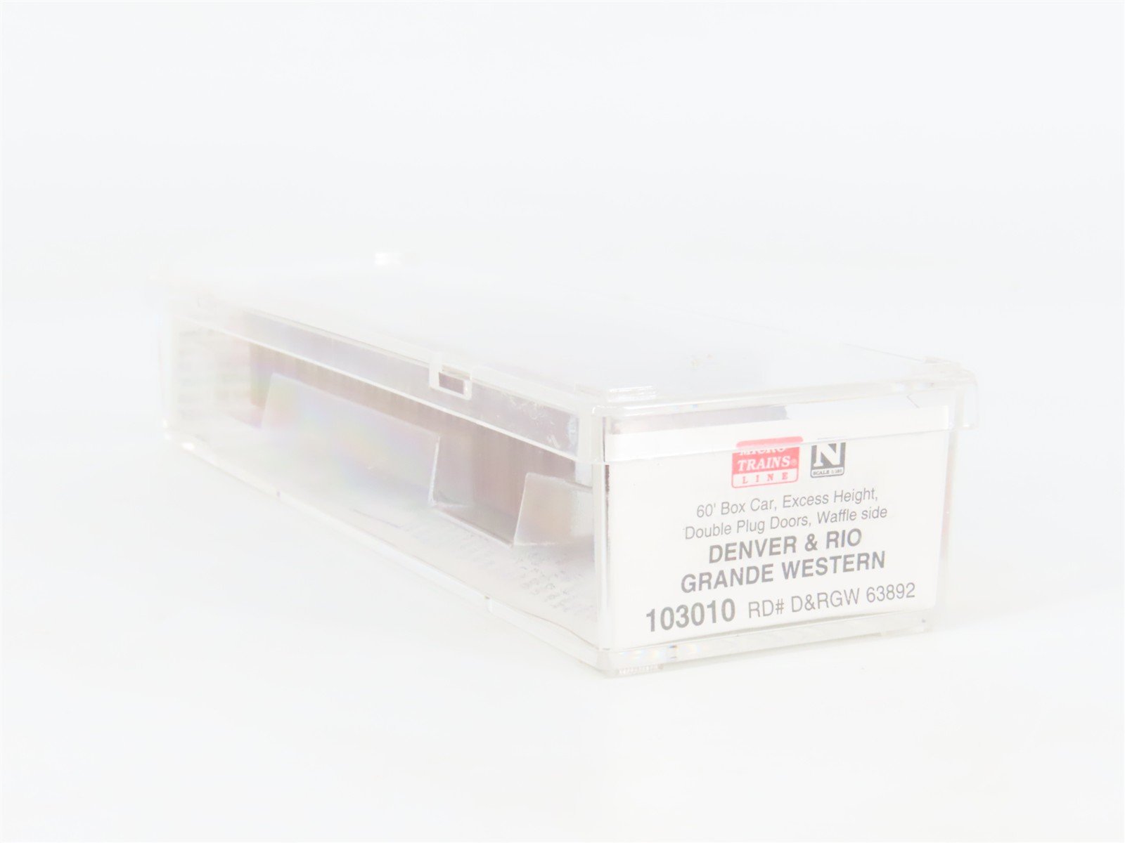 N Scale Micro-Trains 103010 Denver & Rio Grande Western 60' Box Car RTR