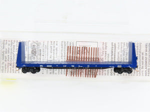 N Scale Micro-Trains 54110 MRL Montana Rail Link 61' Bulkhead Flat Car 62020 RTR