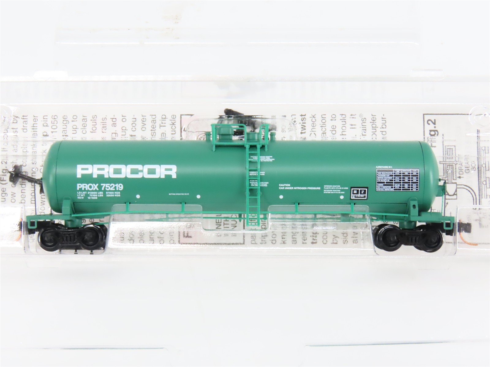 N Scale Micro-Trains 110070 PROX Procor 56' Tank Car 75219 RTR