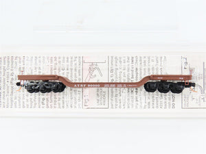 N Scale Micro-Trains 109040 Santa Fe Heavyweight Depressed-Center Flat Car RTR