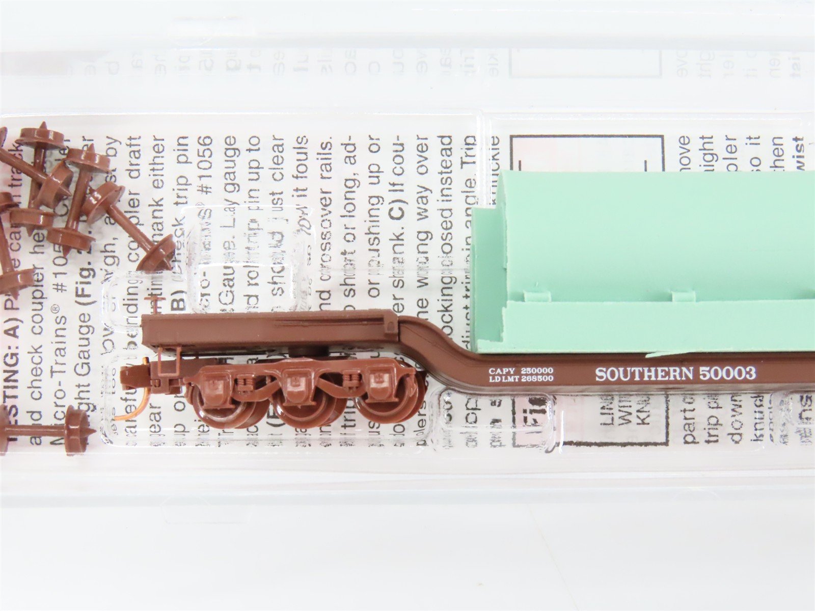 N Scale Micro-Trains 109230 SOU Southern Railway Flat Car 50003 RTR
