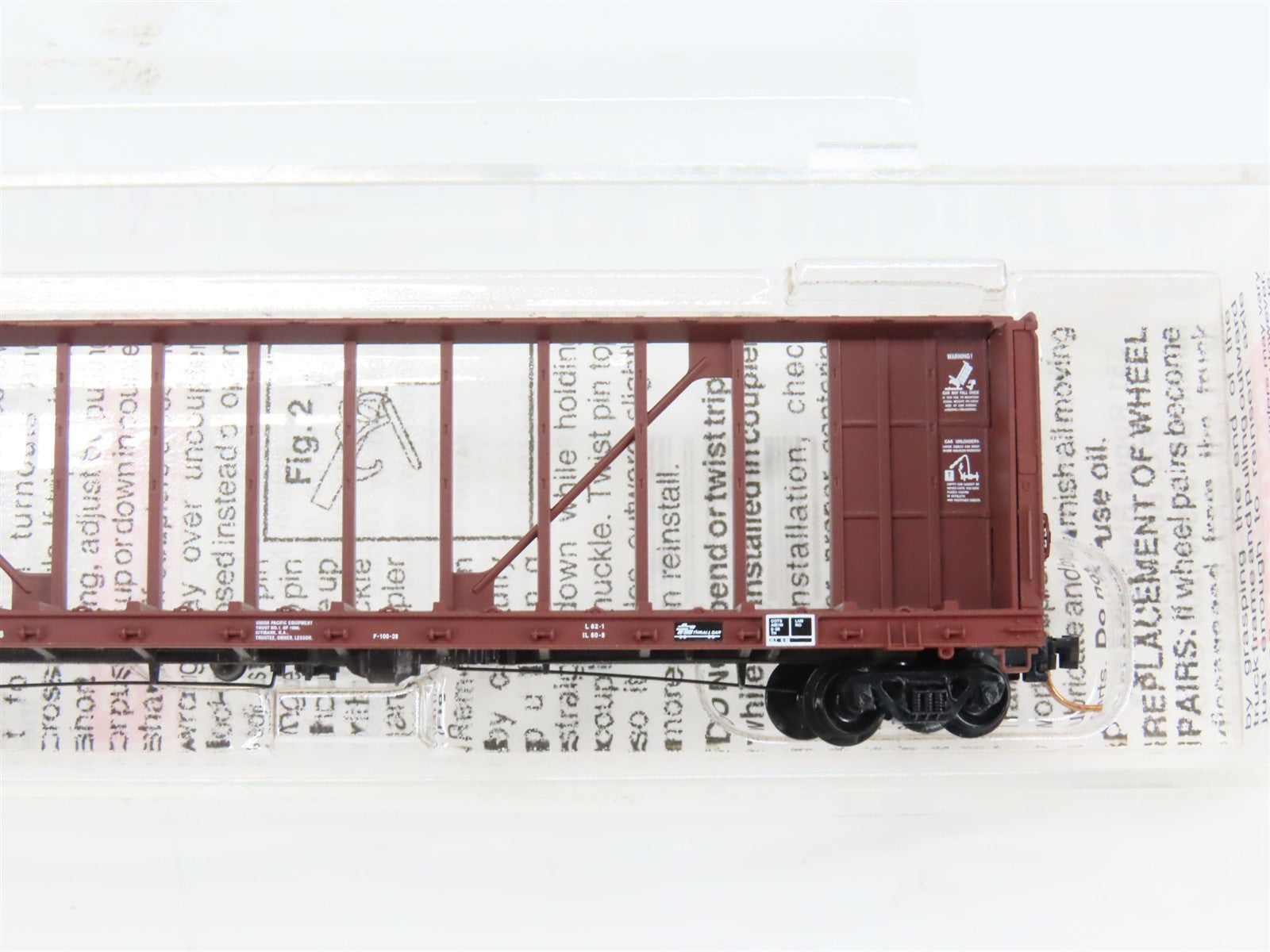 N Scale Micro-Trains 53710 UP Union Pacific 60' Centerbeam Flat Car 260100 RTR