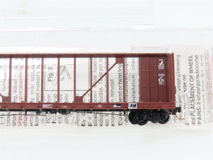 N Scale Micro-Trains 53710 UP Union Pacific 60' Centerbeam Flat Car 260100 RTR