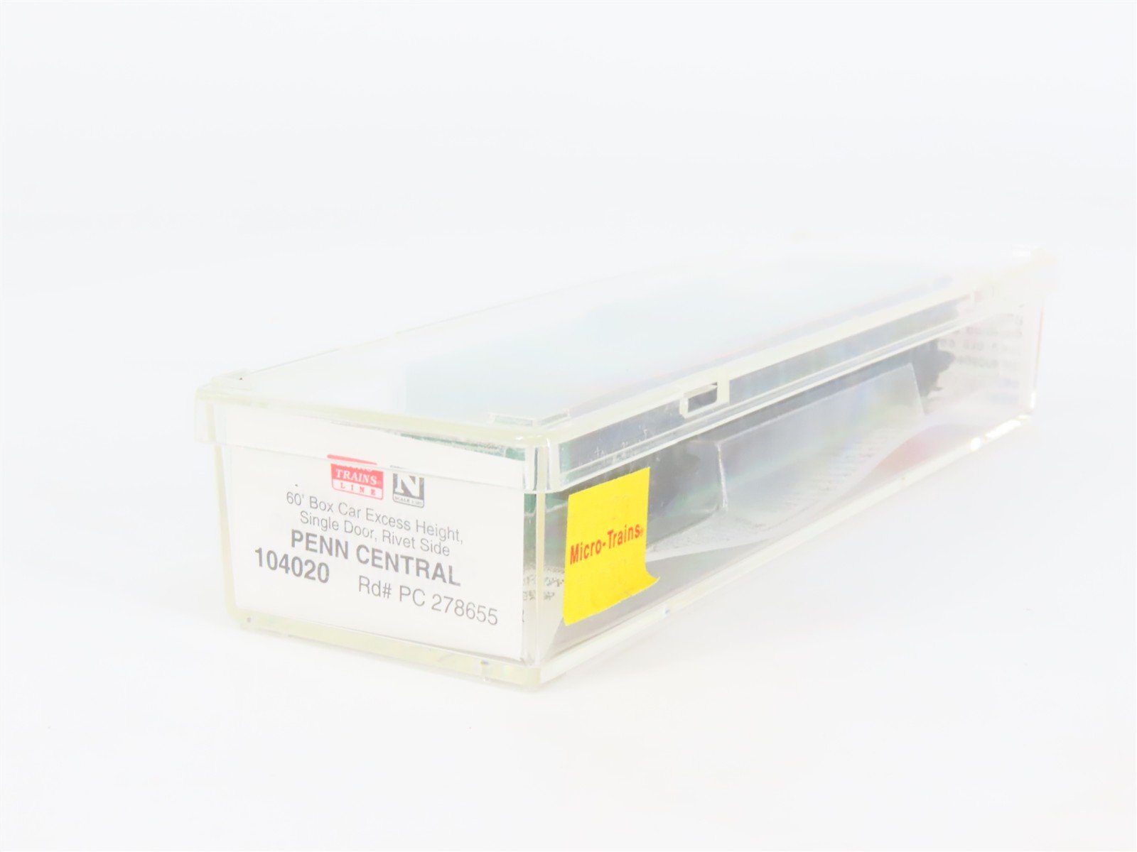 N Scale Micro-Trains 104020 PC Penn Central 60' Box Car 278655 RTR