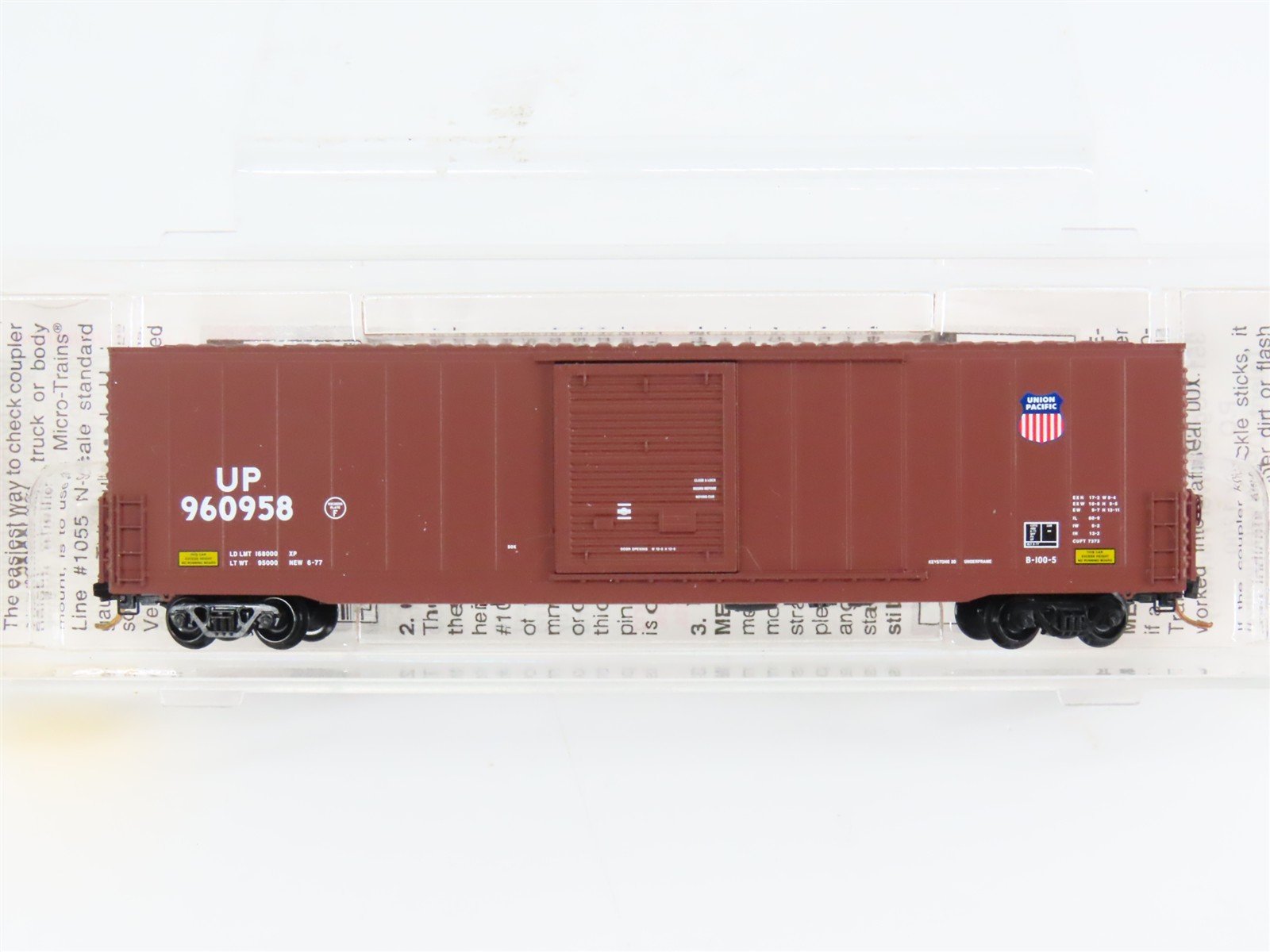 N Scale Micro-Trains 104030 UP Union Pacific 60' Excess Height Box Car RTR