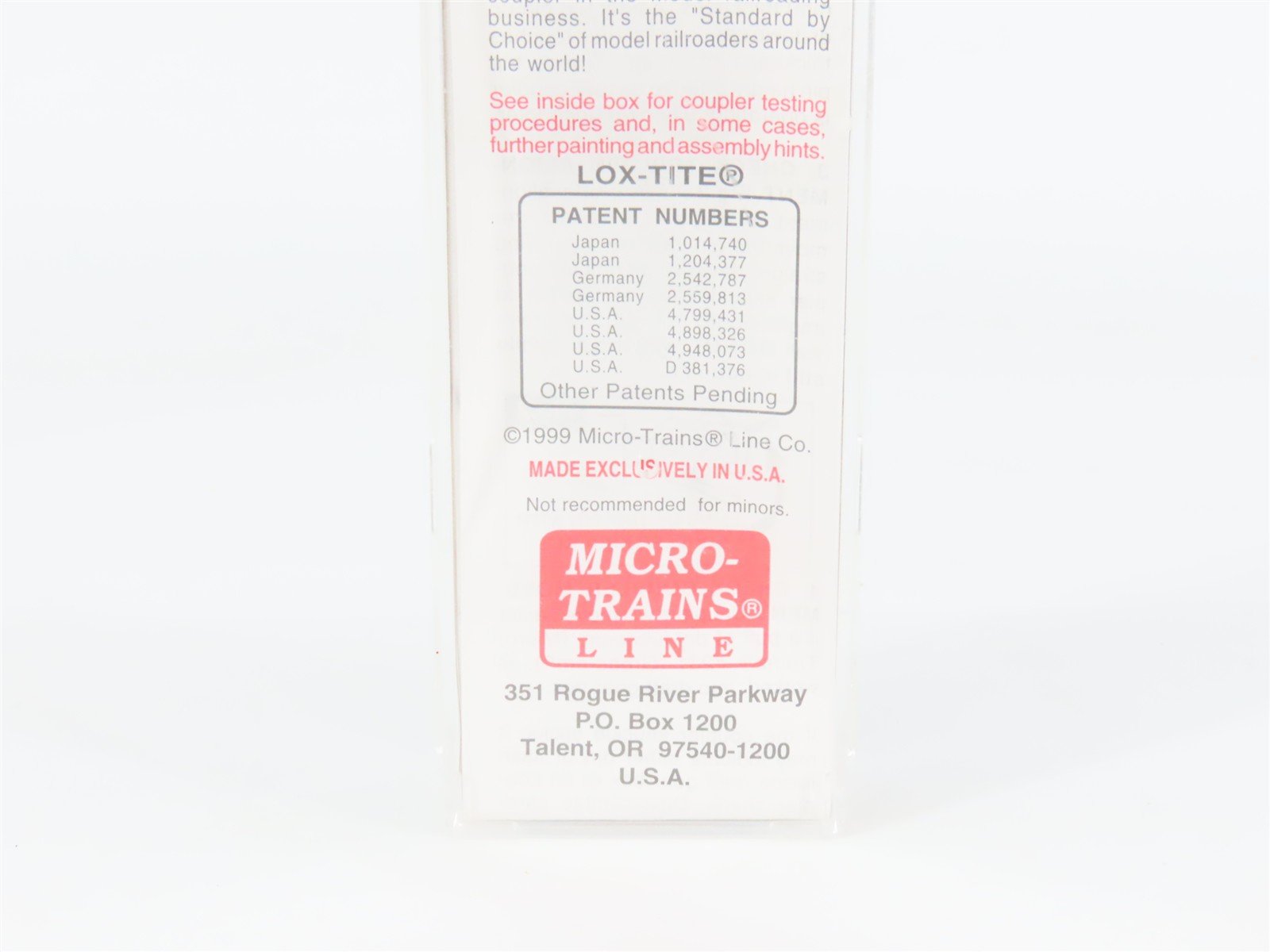 N Scale Micro-Trains 104030 UP Union Pacific 60' Excess Height Box Car RTR