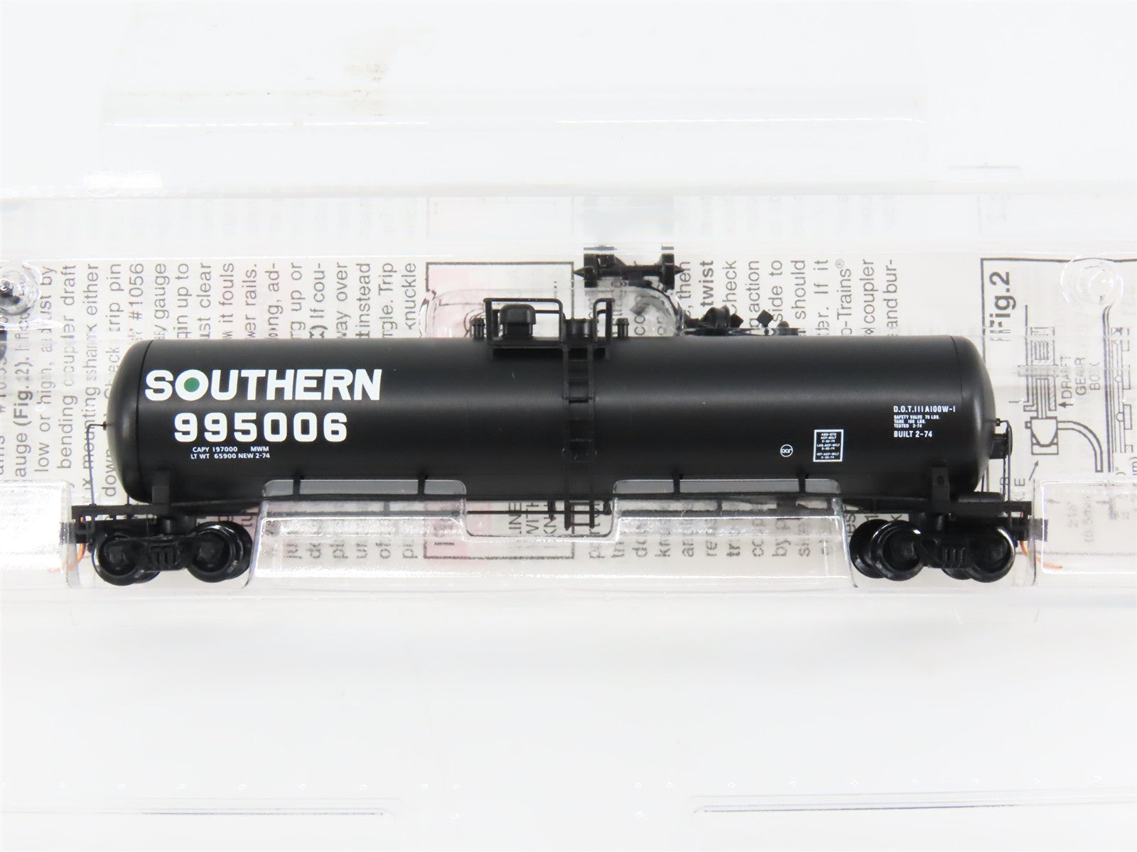 N Scale Micro-Trains 110060 SOU Southern Railway 56' Tank Car 995006 RTR