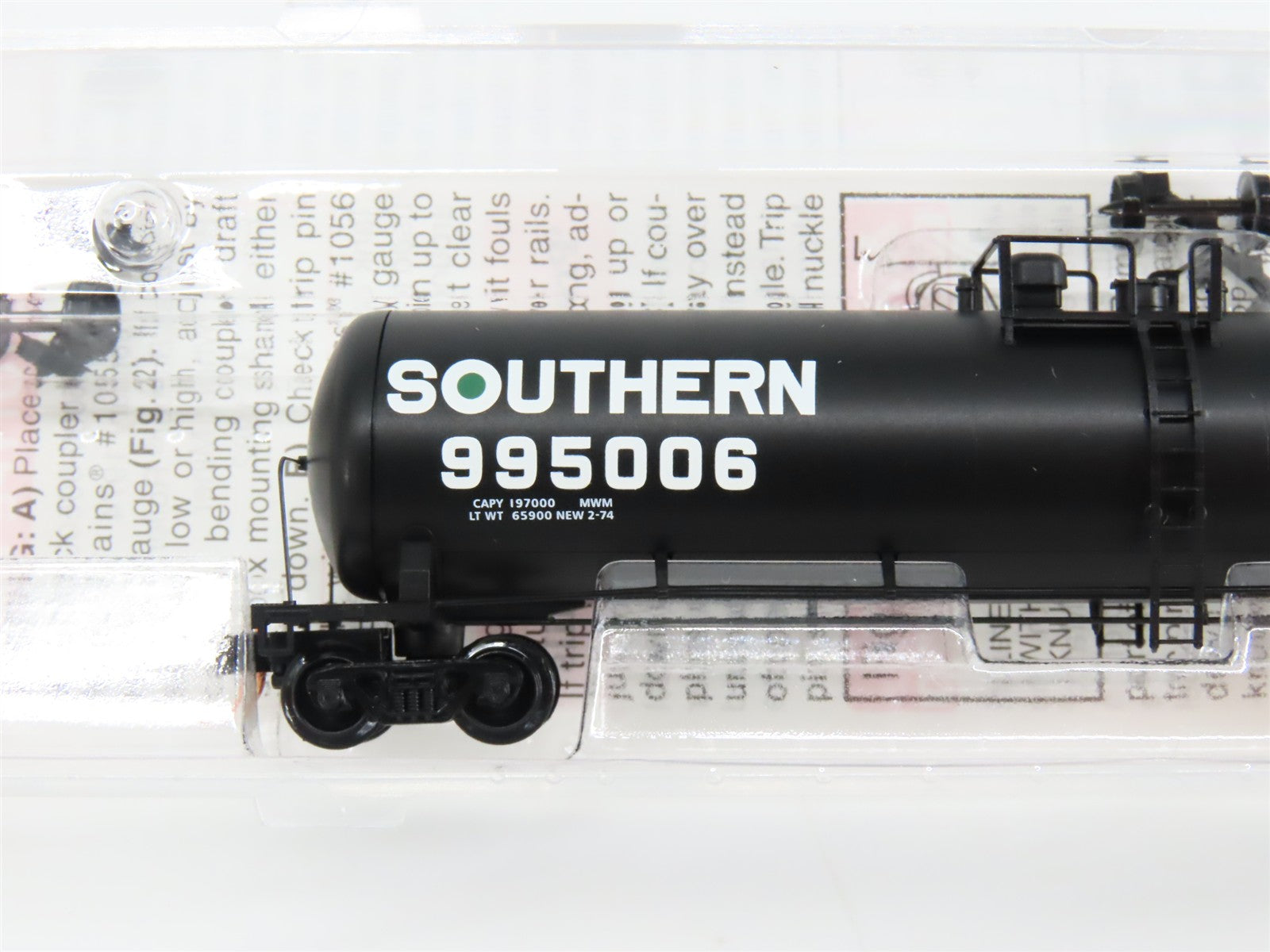 N Scale Micro-Trains 110060 SOU Southern Railway 56' Tank Car 995006 RTR