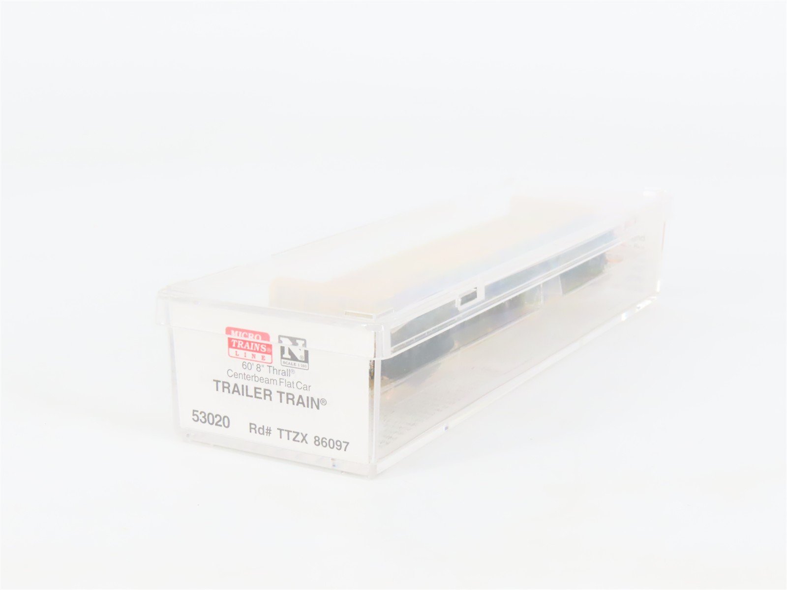 N Scale Micro-Trains 53020 TTZX Trailer Train 60' Centerbeam Flat Car 86097 RTR
