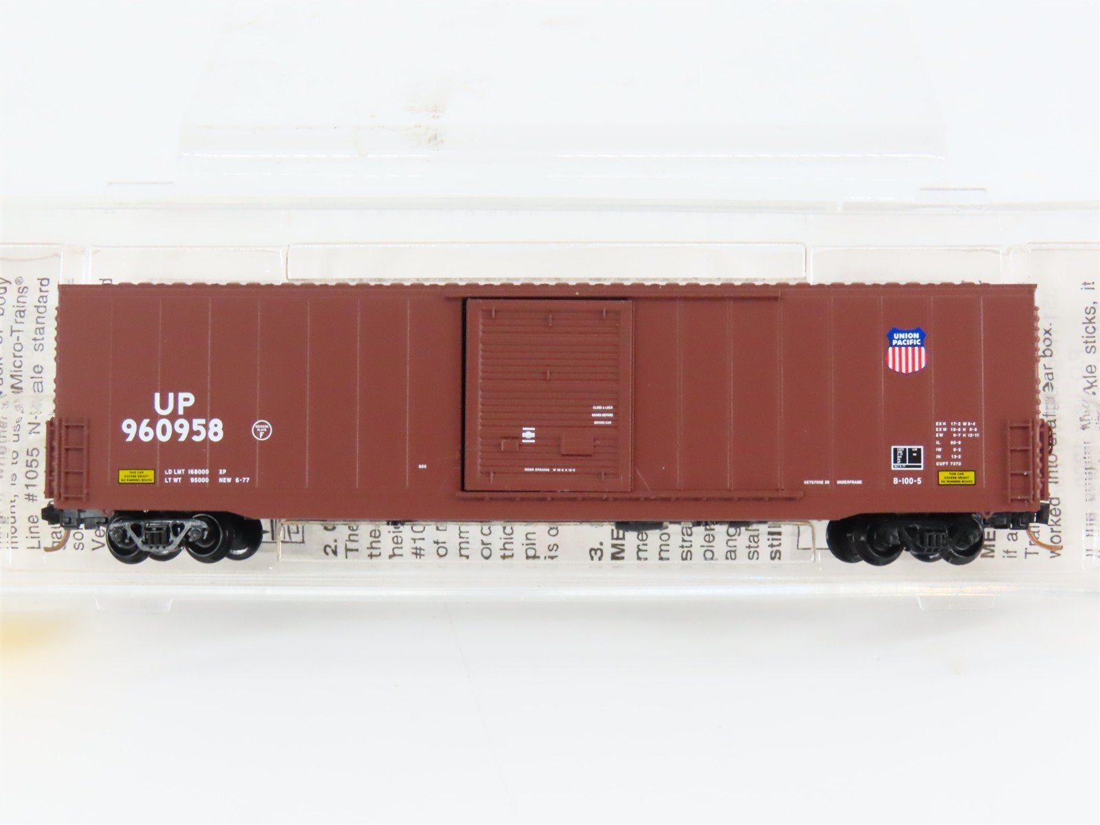 N Scale Micro-Trains 104030 UP Union Pacific 60' Box Car 960958 RTR