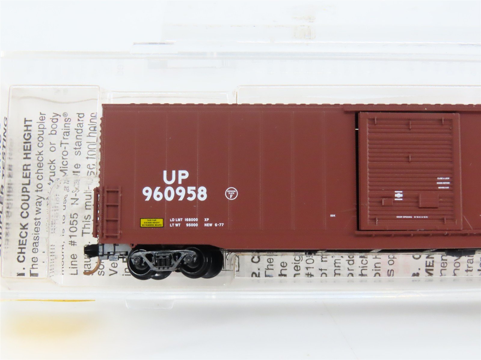 N Scale Micro-Trains 104030 UP Union Pacific 60' Box Car 960958 RTR