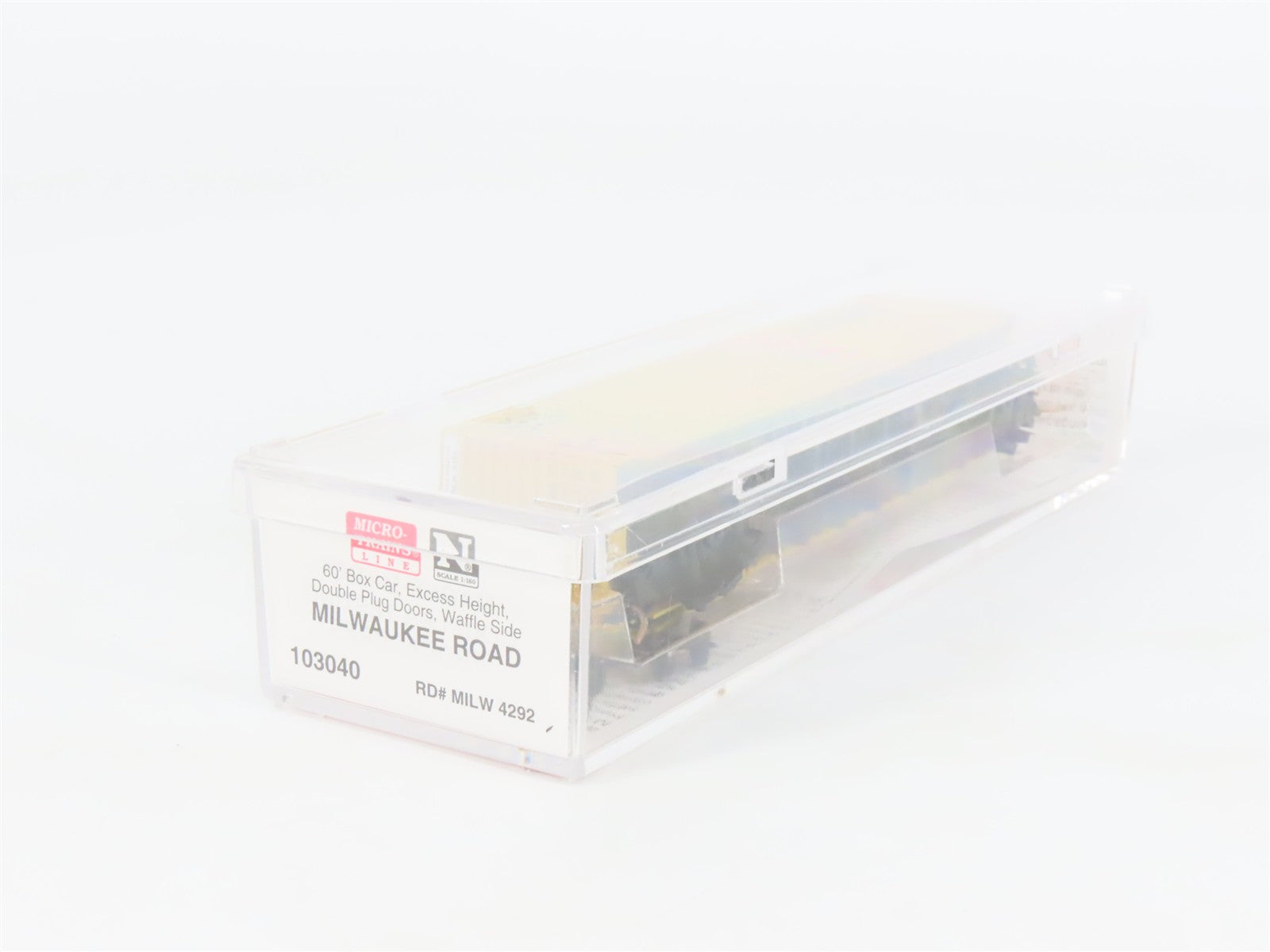 N Scale Micro-Trains 103040 MILW Milwaukee Road 60' Box Car 4292 RTR