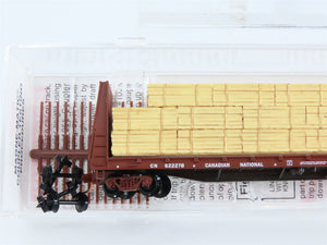 N Scale Micro-Trains 54140 CN Canadian National 61' Flat Car 622278 RTR