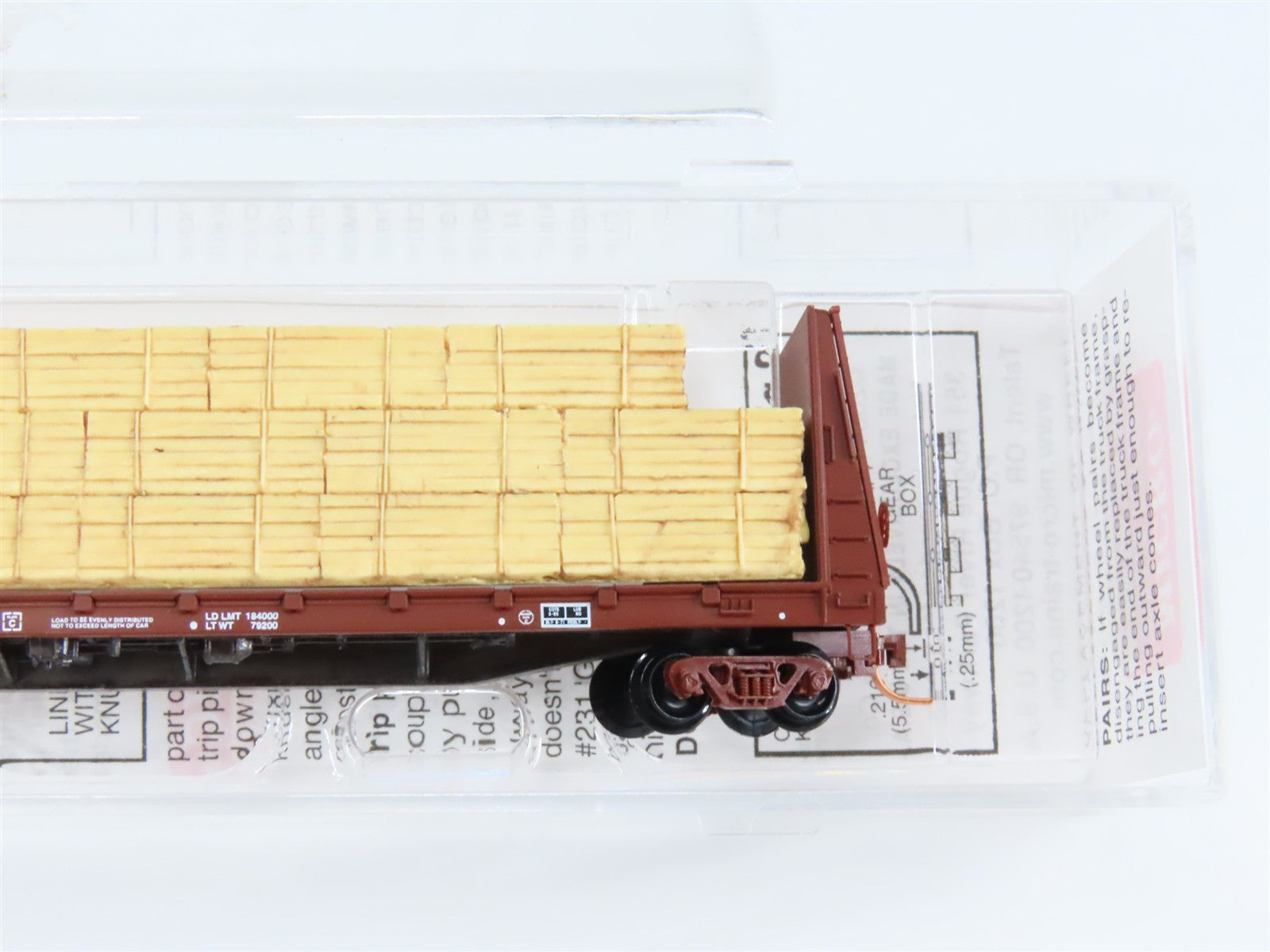 N Scale Micro-Trains 54140 CN Canadian National 61' Flat Car 622278 RTR