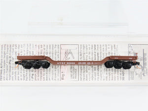 N Scale Micro-Trains 109040 Santa Fe Heavyweight Depressed-Center Flat Car RTR